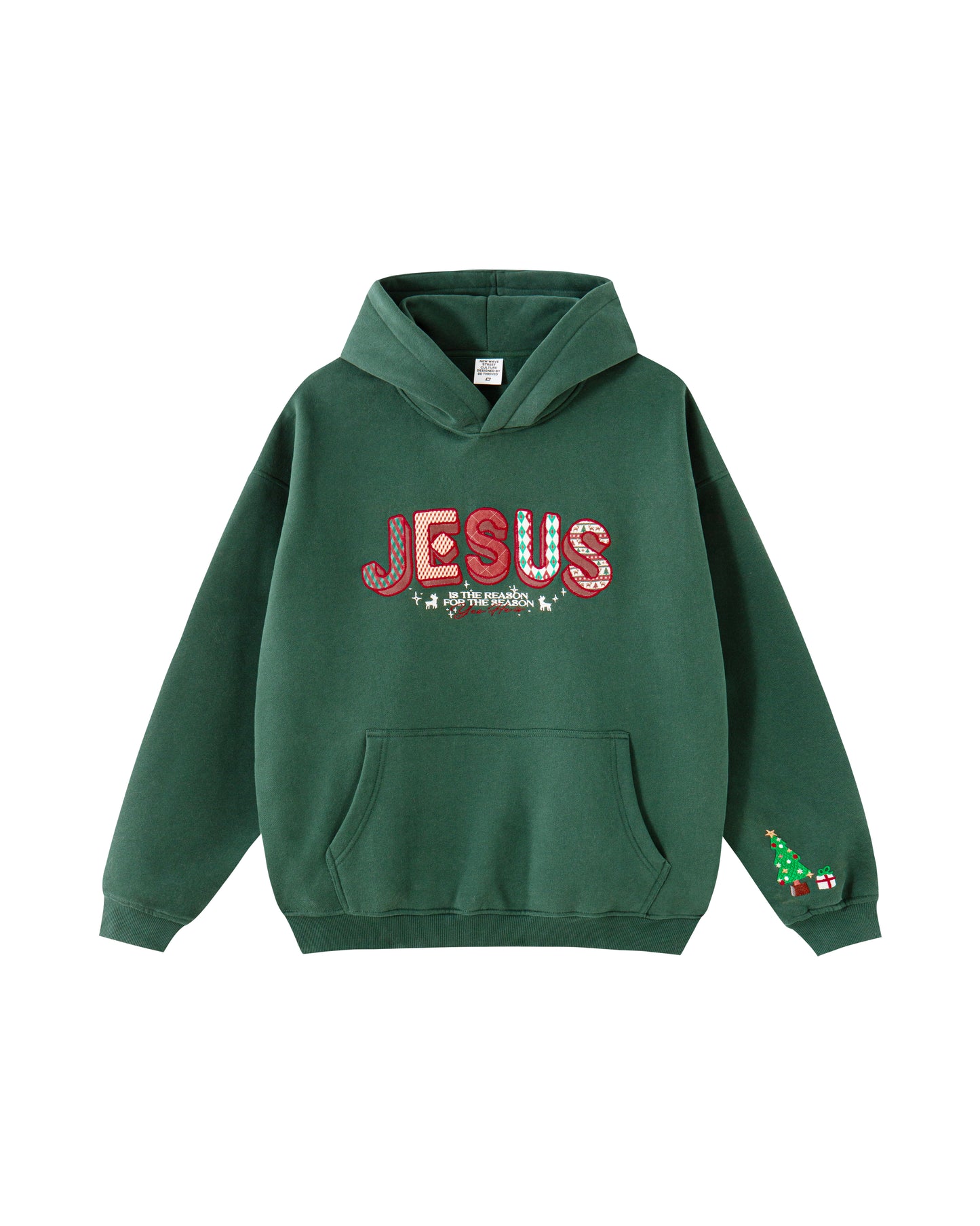 JESUS – Reason for the Season Embroidered Hoodie