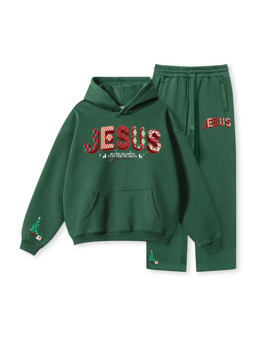 JESUS – Reason for the Season Hoodie Two-Piece Set