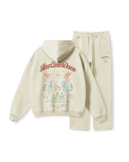 Love Came Down Hoodie Two-Piece Set