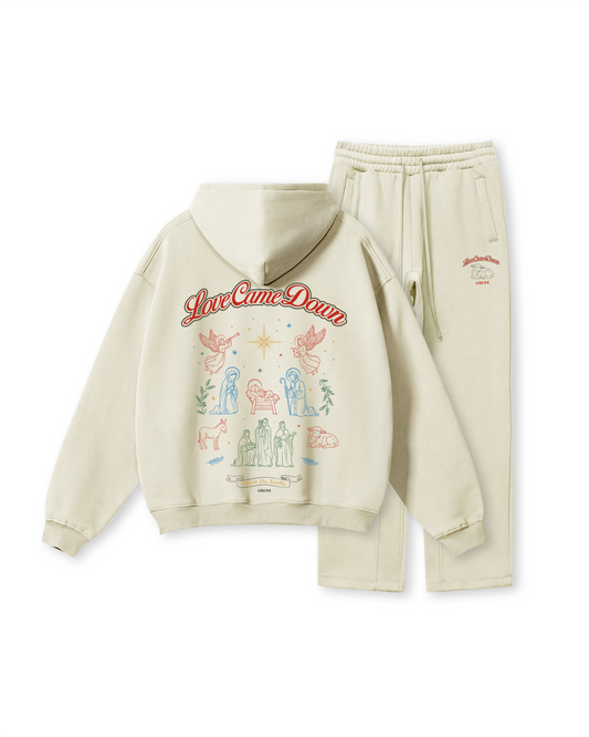 Love Came Down Hoodie Two-Piece Set