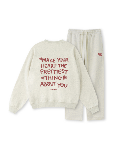 Make Your Heart the Prettiest Thing About You Crewneck
