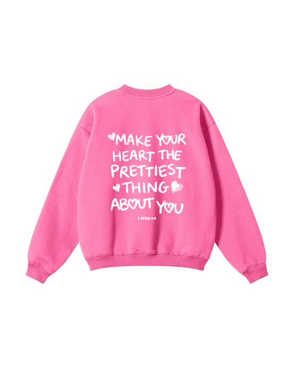 Make Your Heart the Prettiest Thing About You Crewneck