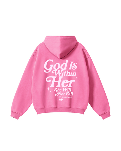God Is Within Her Psalm 46:5 Hoodie