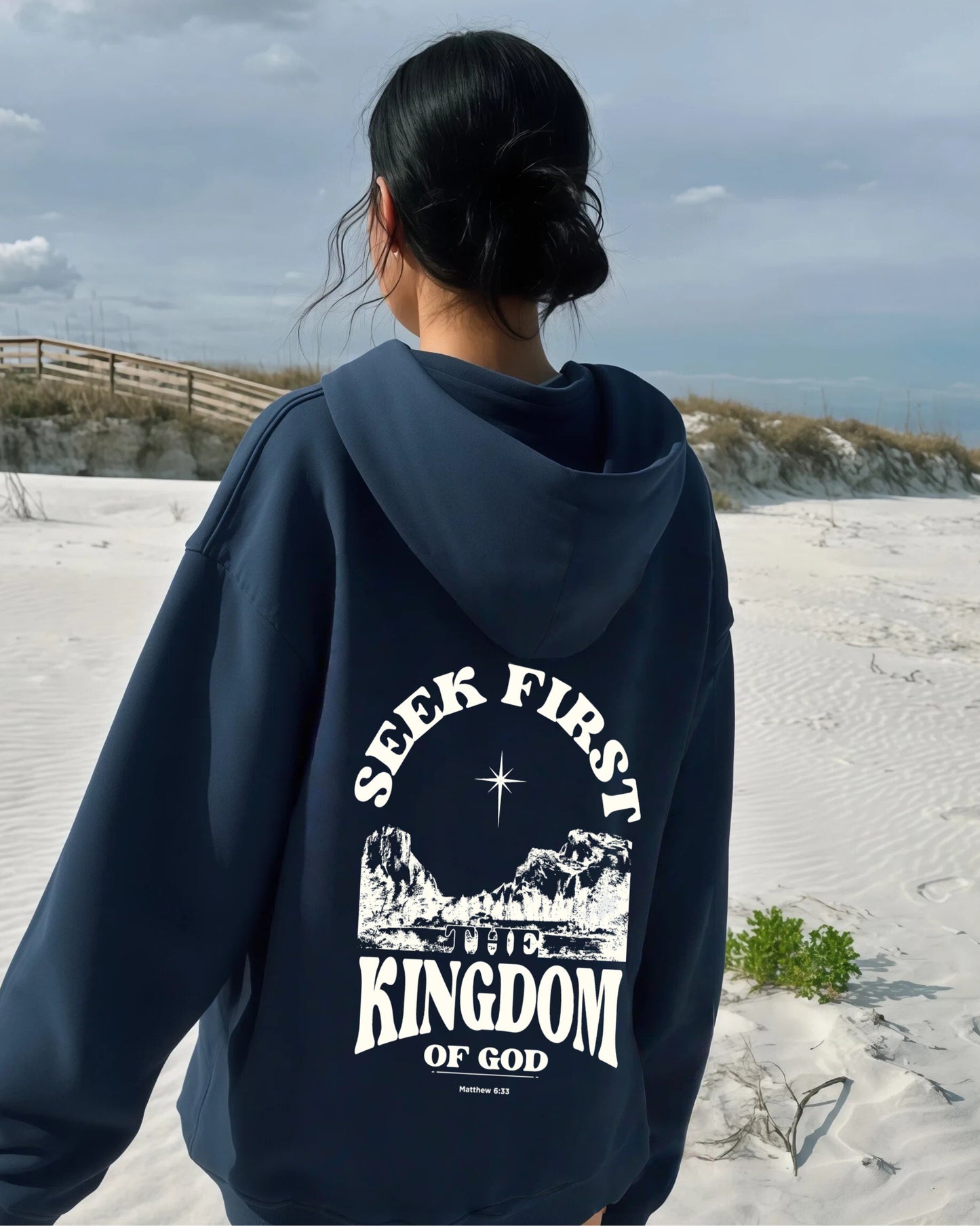 Seek First the Kingdom Of God Hoodie