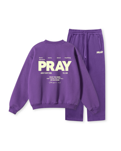 Don’t Worry, PRAY Crewneck
