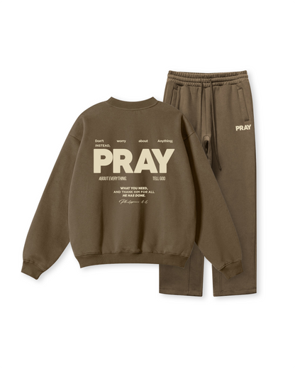 Don’t Worry, PRAY Crewneck
