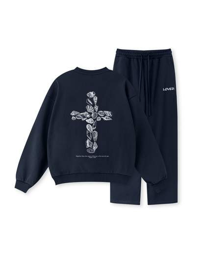 His Love Cross Crewneck