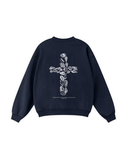 His Love Cross Crewneck
