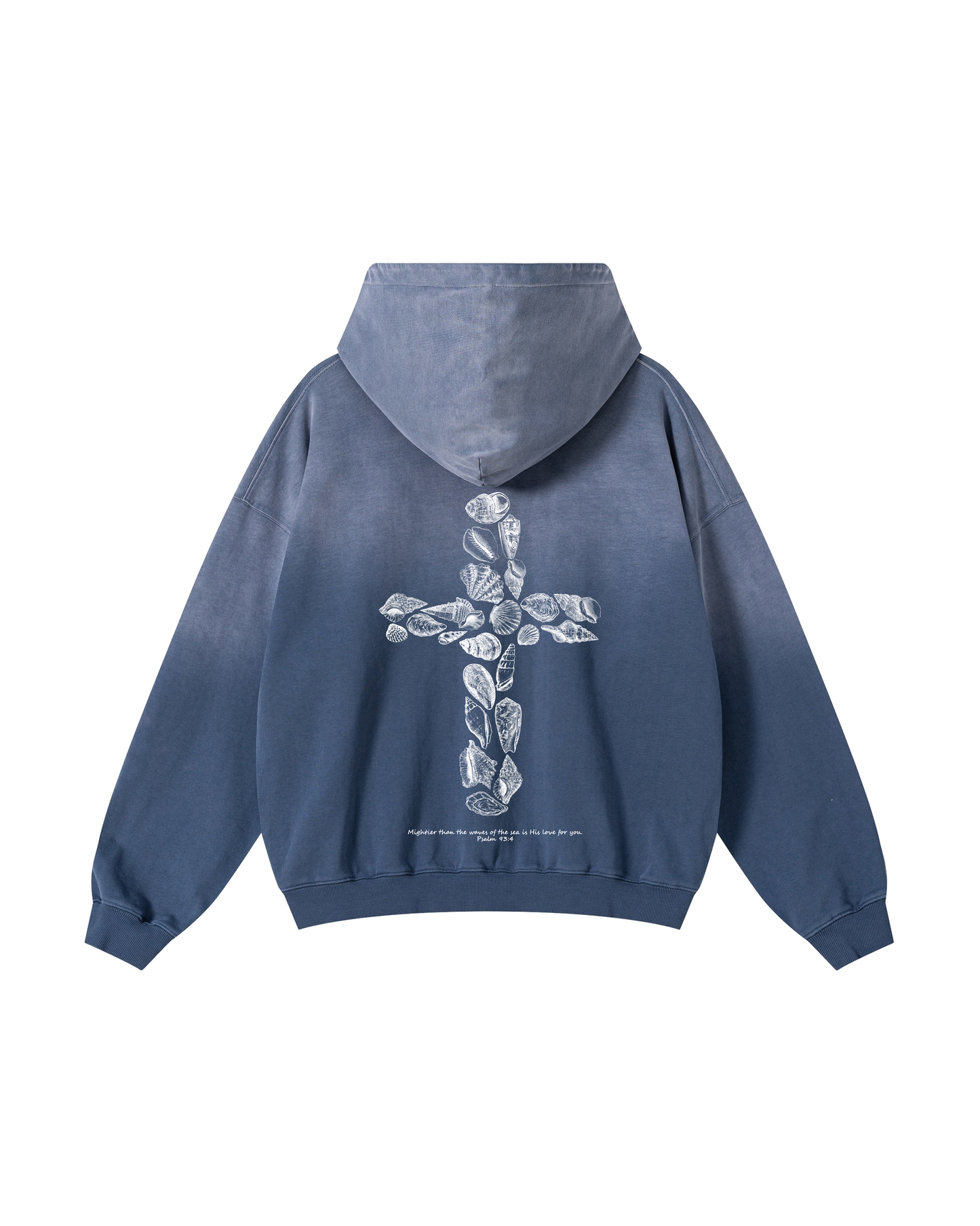 His Love Cross (100% Cotton 480GSM Ultra-Heavyweight ) Hoodie