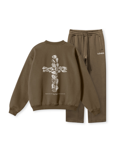 His Love Cross Crewneck
