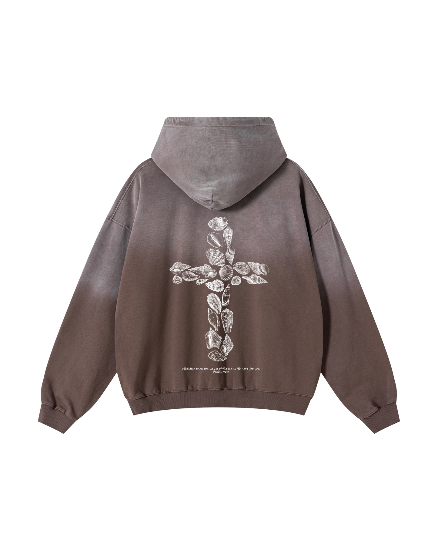His Love Cross (100% Cotton 480GSM Ultra-Heavyweight ) Hoodie
