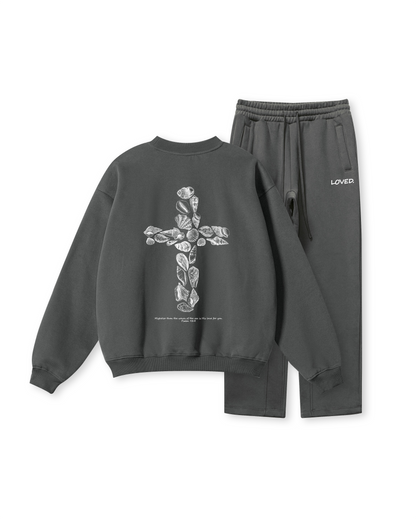His Love Cross Crewneck