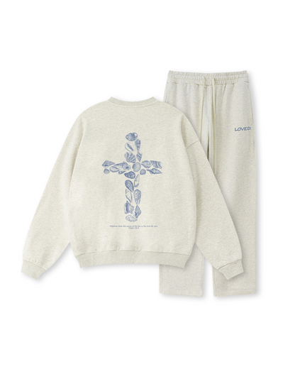 His Love Cross Crewneck