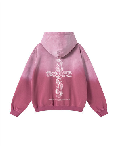 His Love Cross (100% Cotton 480GSM Ultra-Heavyweight ) Hoodie