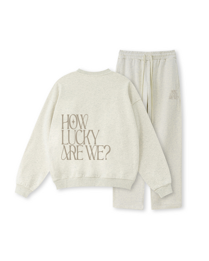 How Lucky Are We Crewneck