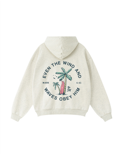 "The Wind & Waves" | Mark 4:41 Hoodie