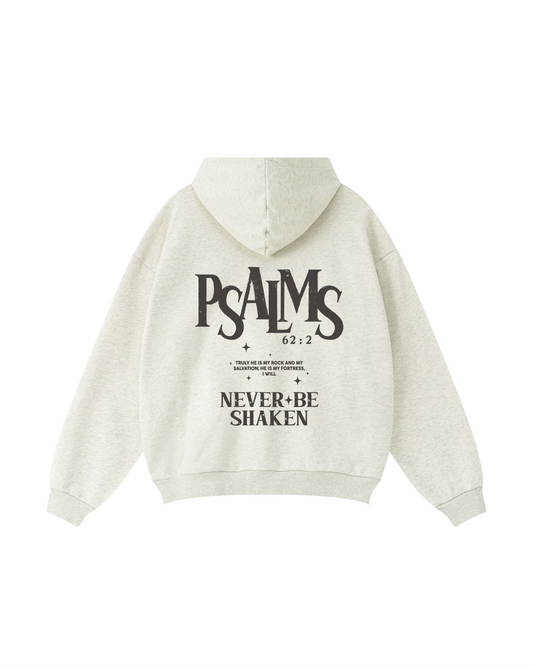 “Never Be Shaken” Psalm 62:2 Hoodie
