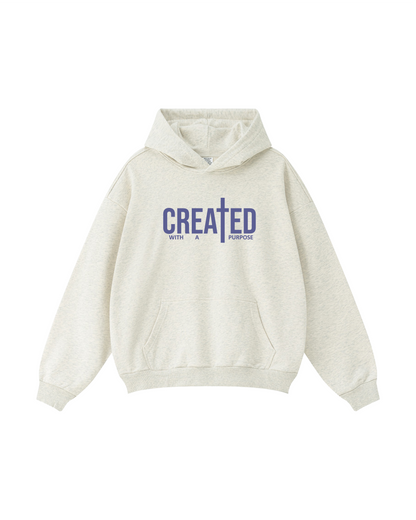 “Created With a Purpose” Cross Hoodie