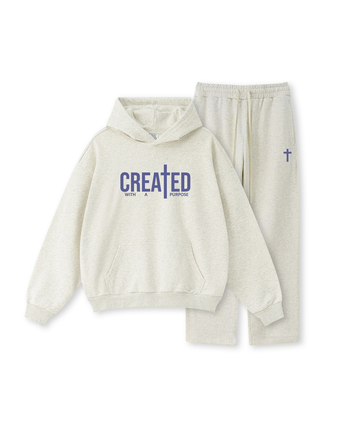 “Created With a Purpose” Cross Hoodie