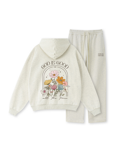 “God Is Good” Floral Arch Hoodie