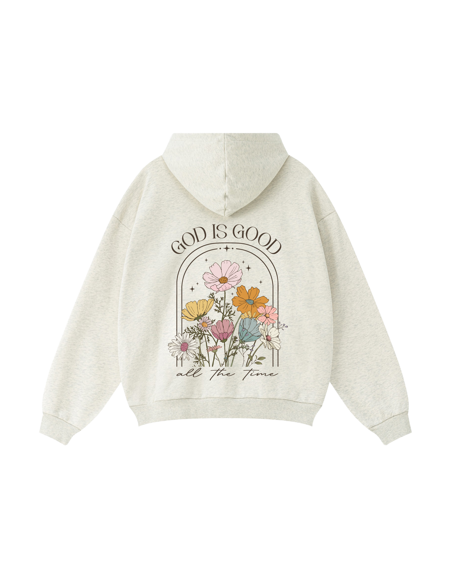 “God Is Good” Floral Arch Hoodie