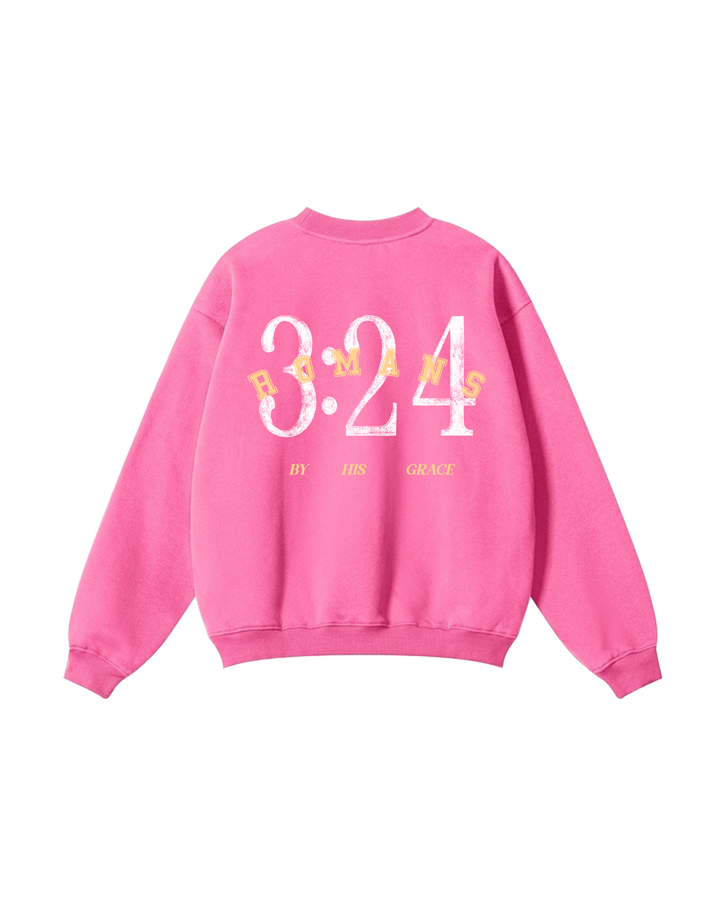 By His Grace Romans 3:24 Crewneck