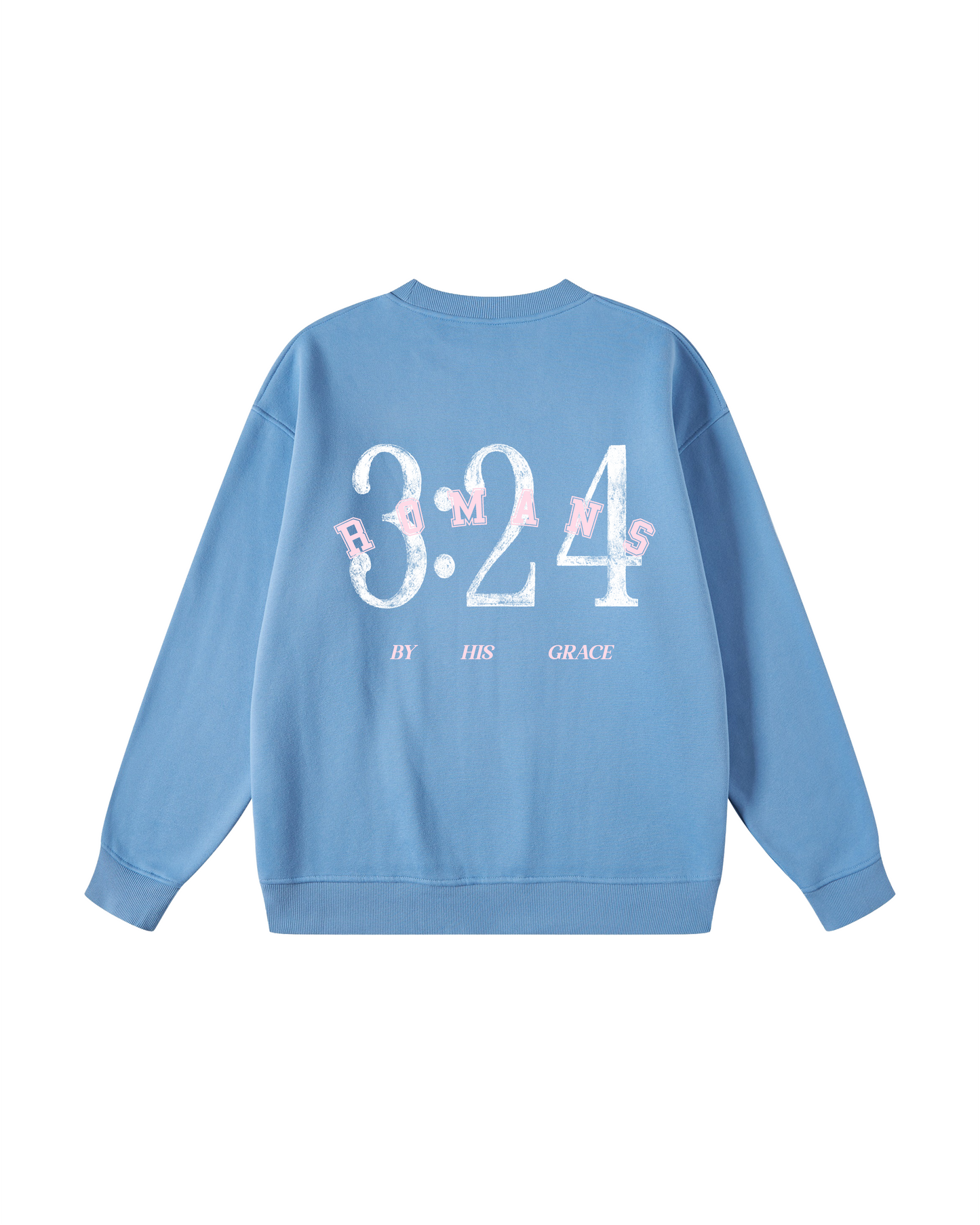 By His Grace Romans 3:24 Crewneck