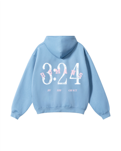 “Romans 3:24 — By His Grace” Hoodie