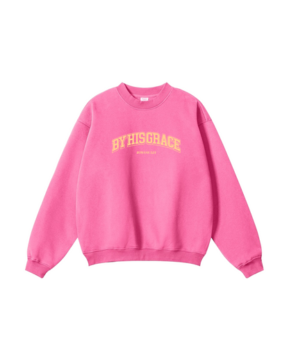 By His Grace Romans 3:24 Crewneck