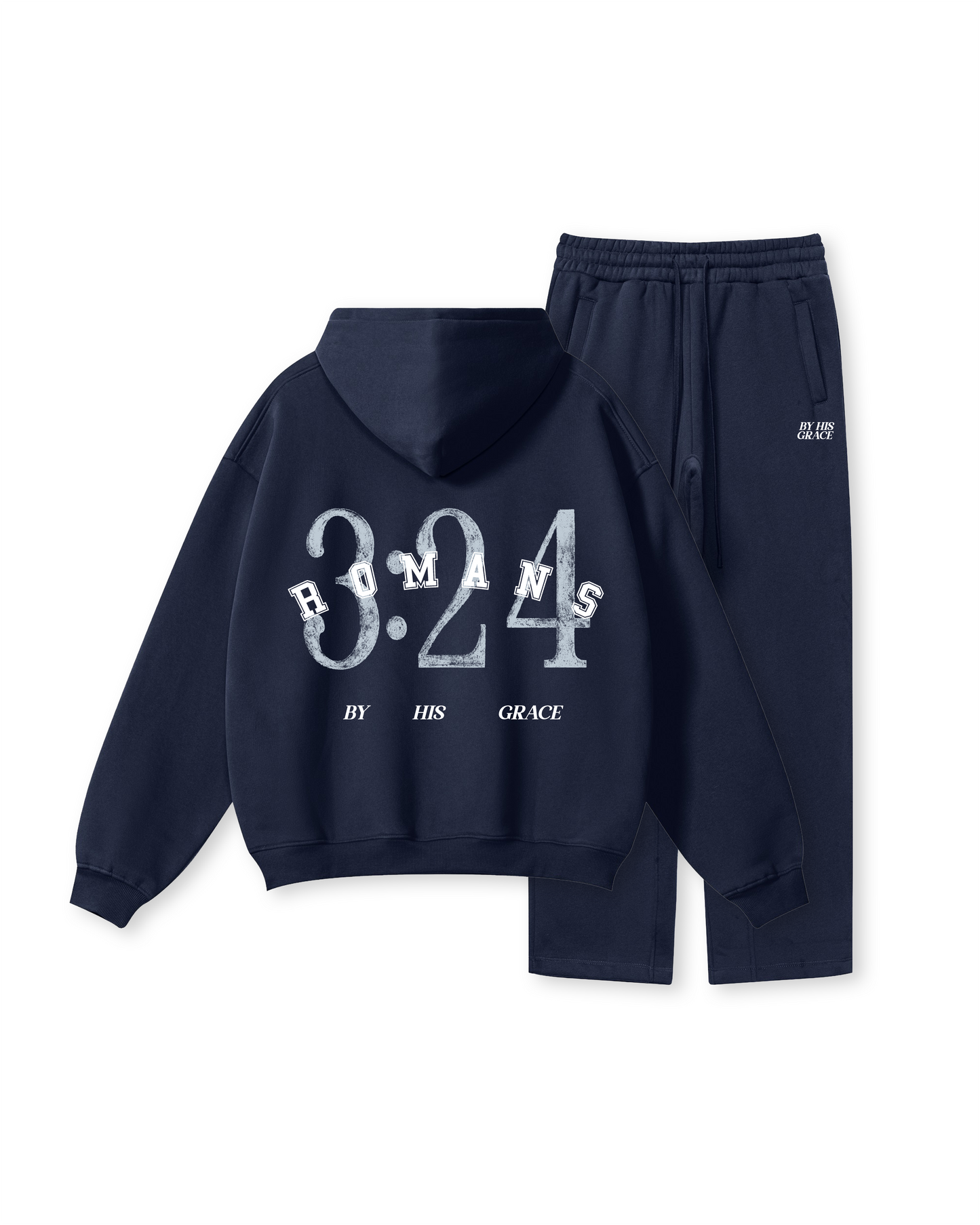 “Romans 3:24 — By His Grace” Hoodie
