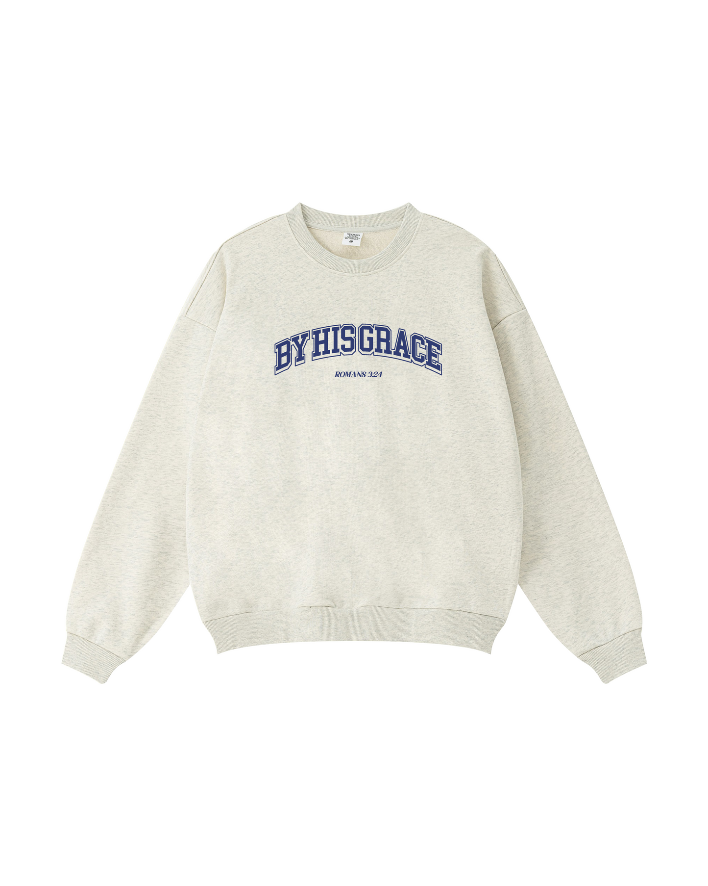By His Grace Romans 3:24 Crewneck