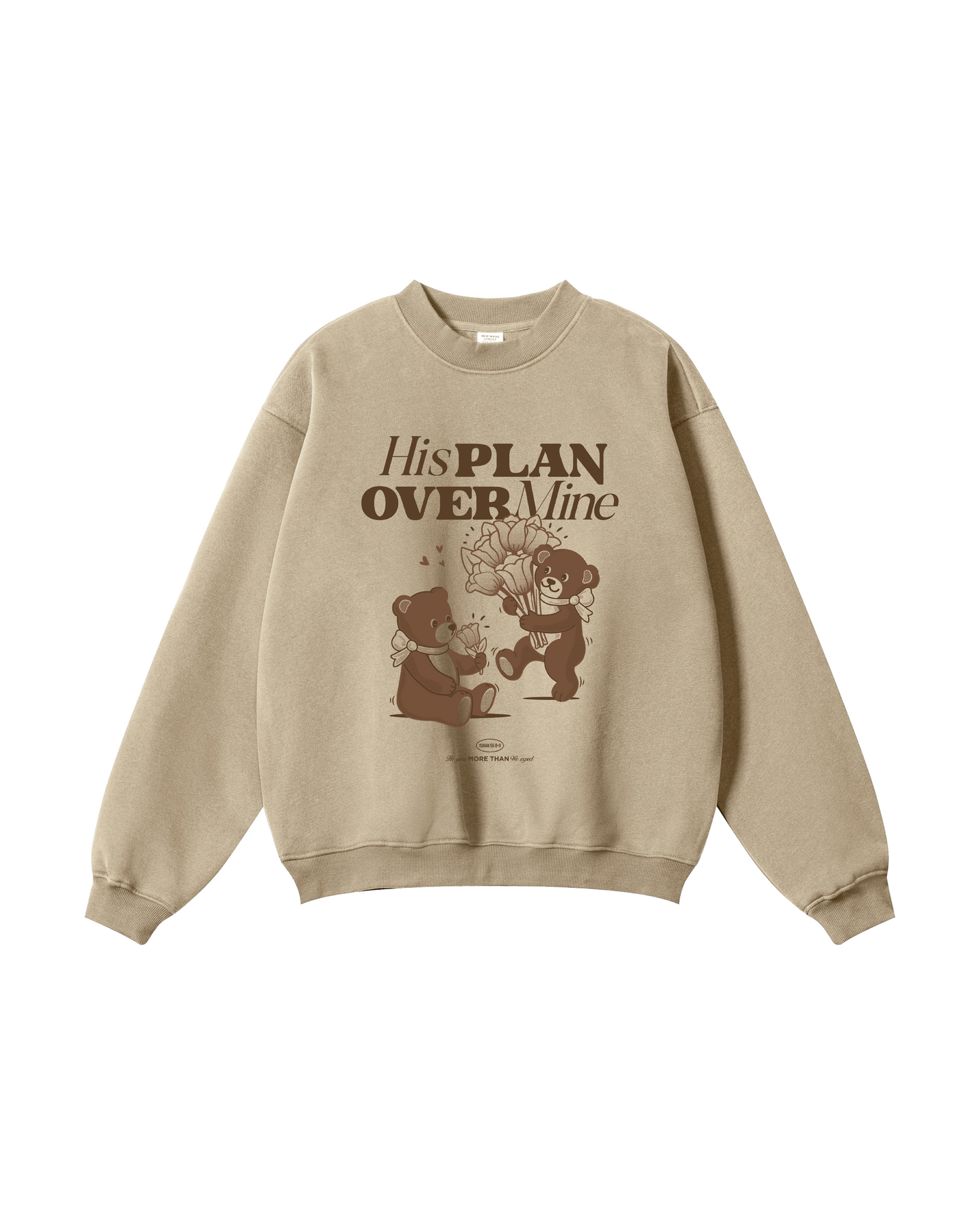 His Plan Over Mine Crewneck