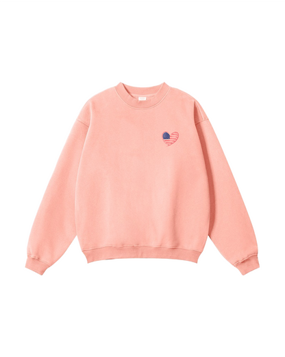 She Loves Jesus and America Too Crewneck