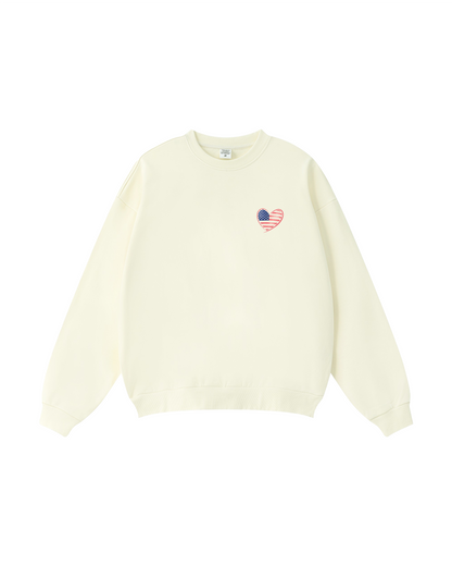 She Loves Jesus and America Too Crewneck