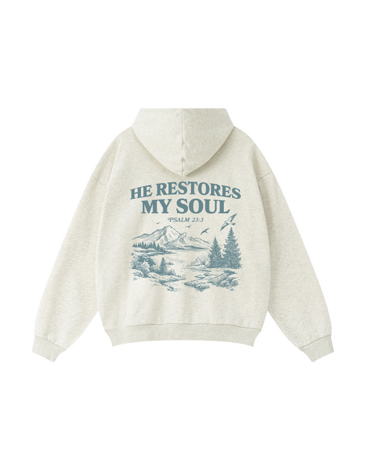 He Restores My Soul Hoodie