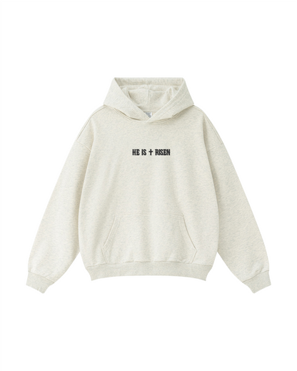 He Is Risen Christian Hoodie | Easter Faith Statement