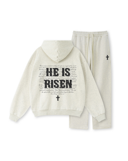 He Is Risen Christian Hoodie | Easter Faith Statement