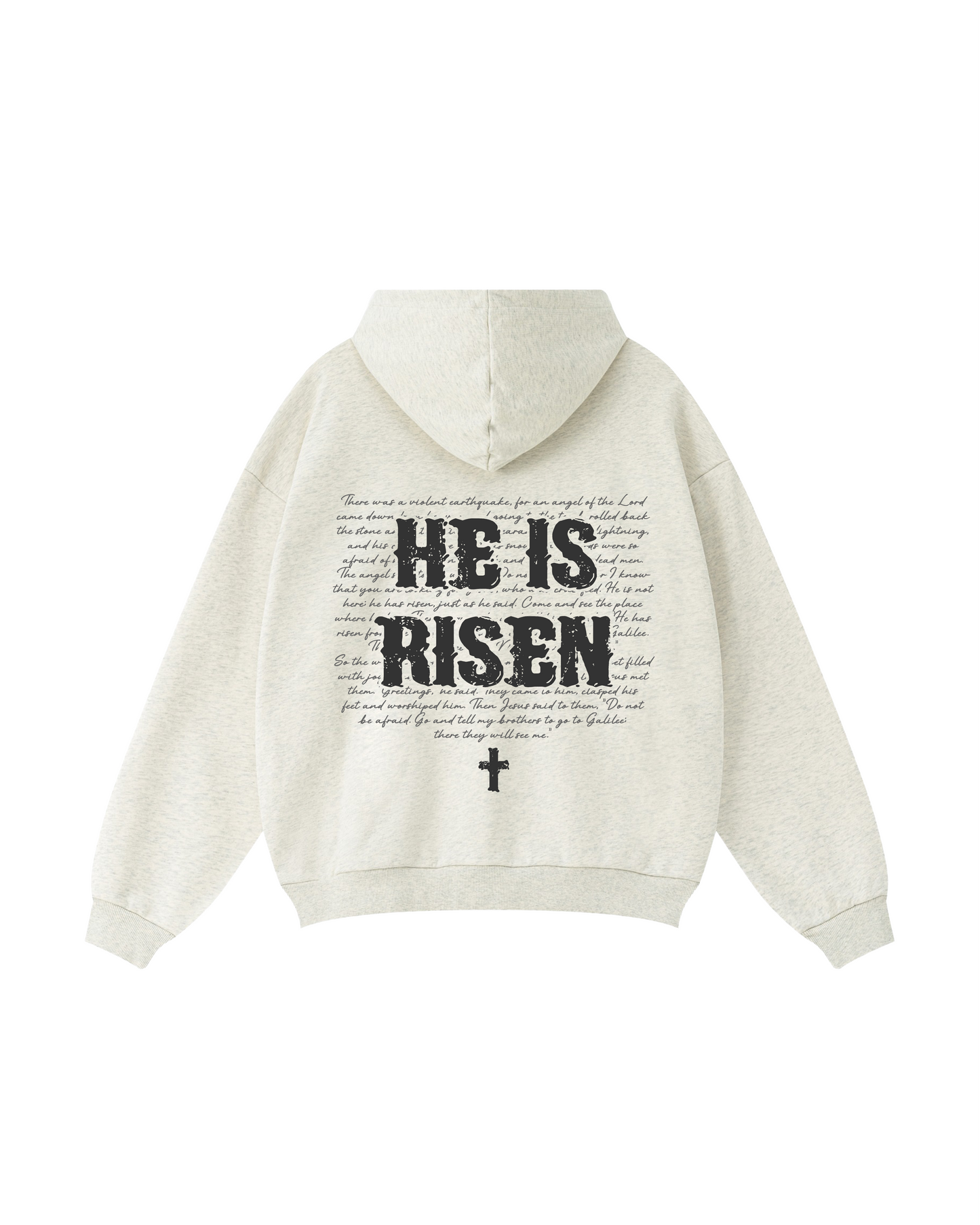 He Is Risen Christian Hoodie | Easter Faith Statement