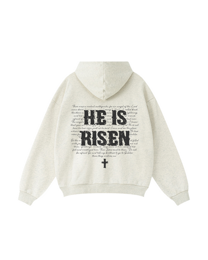 He Is Risen Christian Hoodie | Easter Faith Statement