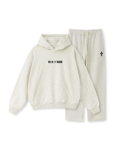 He Is Risen Christian Hoodie | Easter Faith Statement