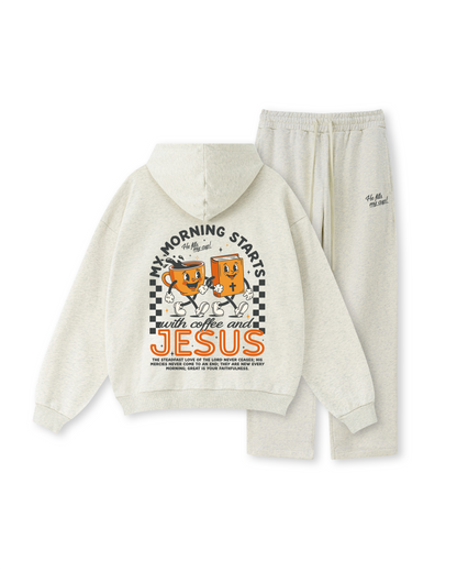 My Morning Starts with Coffee and Jesus Hoodie