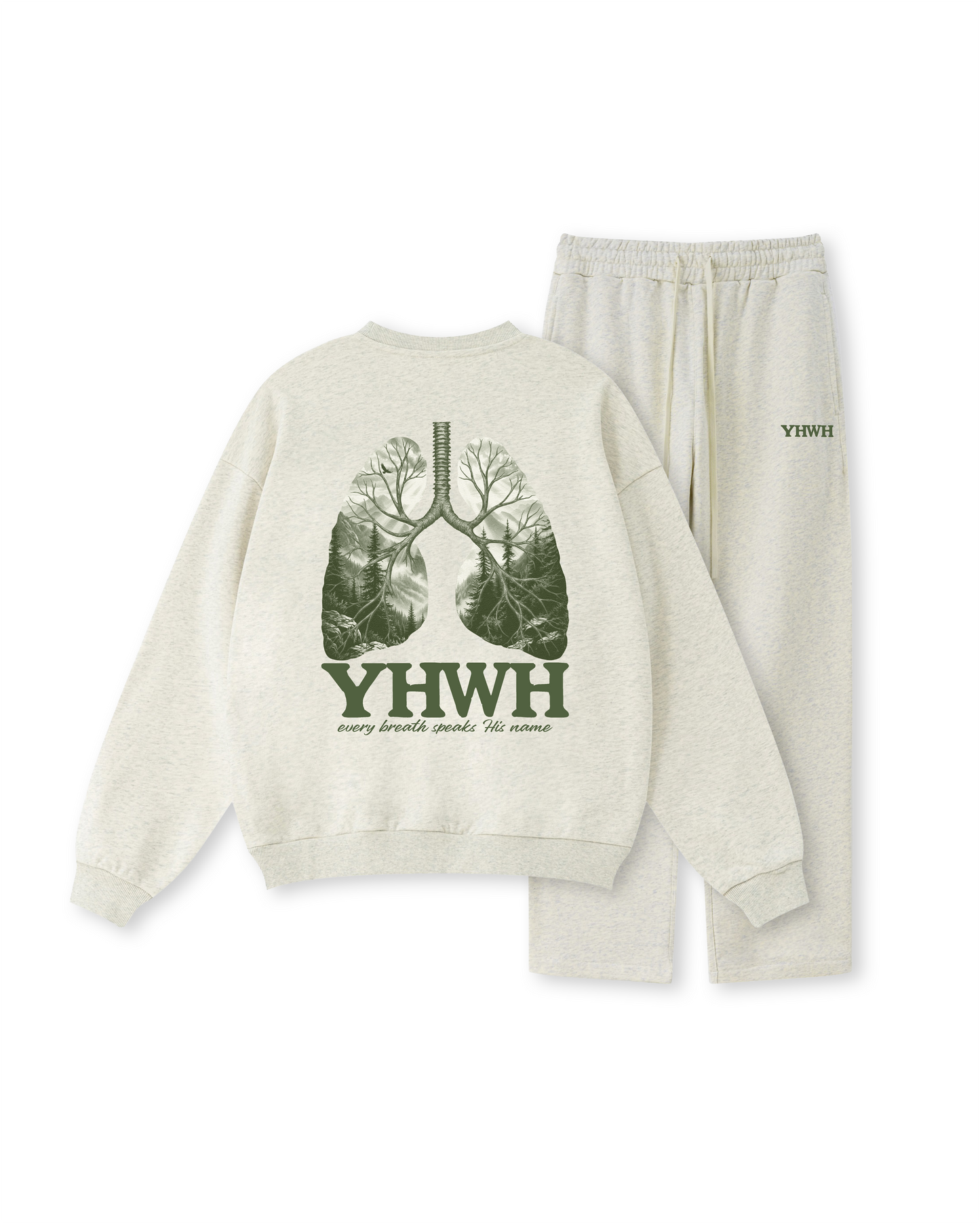 YHWH Every Breath Speaks His Name Crewneck