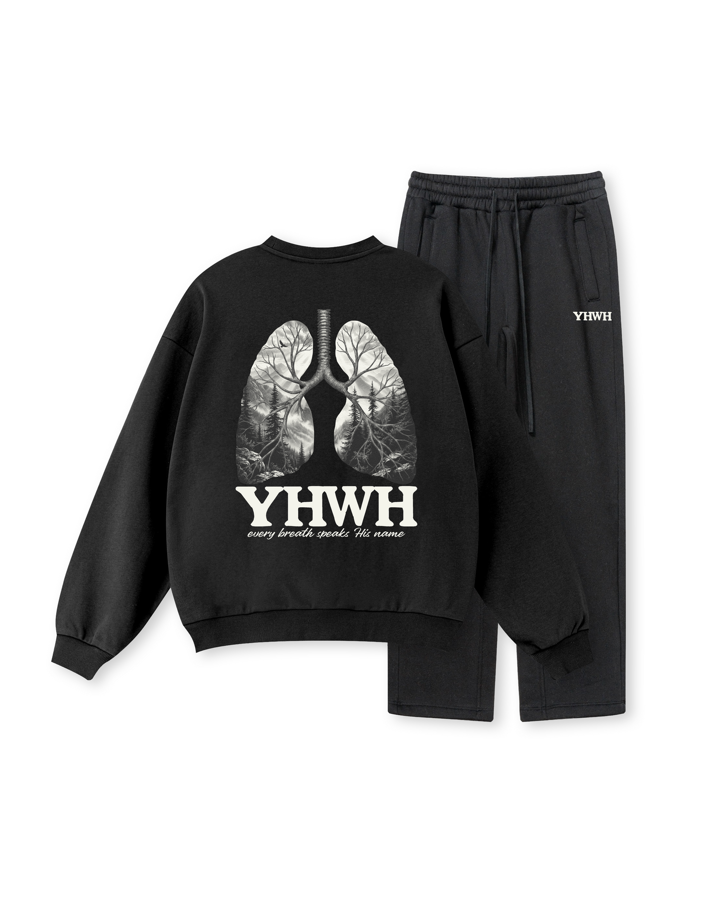 YHWH Every Breath Speaks His Name Crewneck