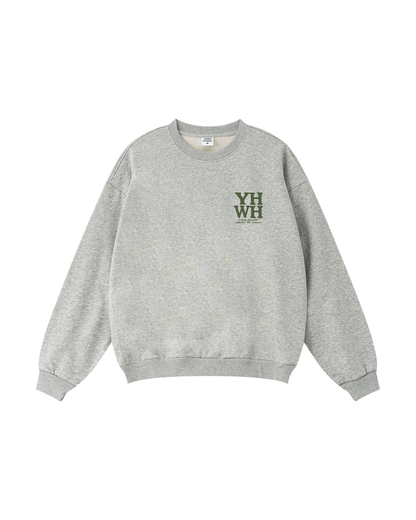 YHWH Every Breath Speaks His Name Crewneck