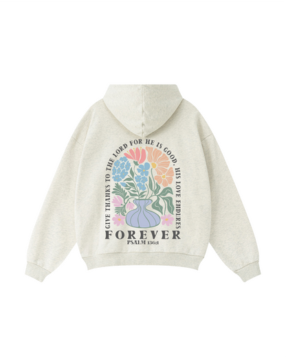His Love Endures Forever Hoodie – Psalm 136:1