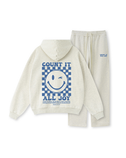 Count It All Joy Smiley Faith Hoodie