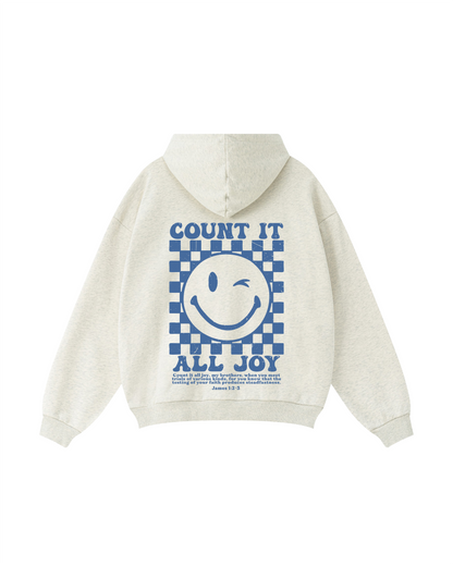 Count It All Joy Smiley Faith Hoodie