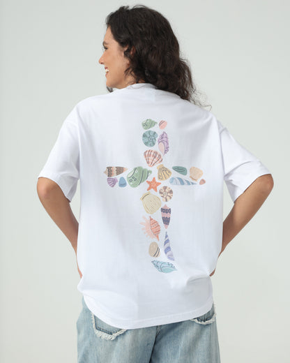 Seashell Cross Tee