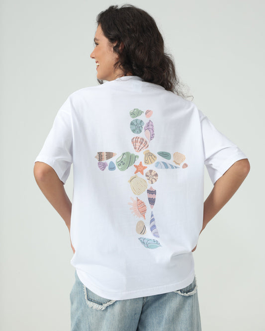 Seashell Cross Tee