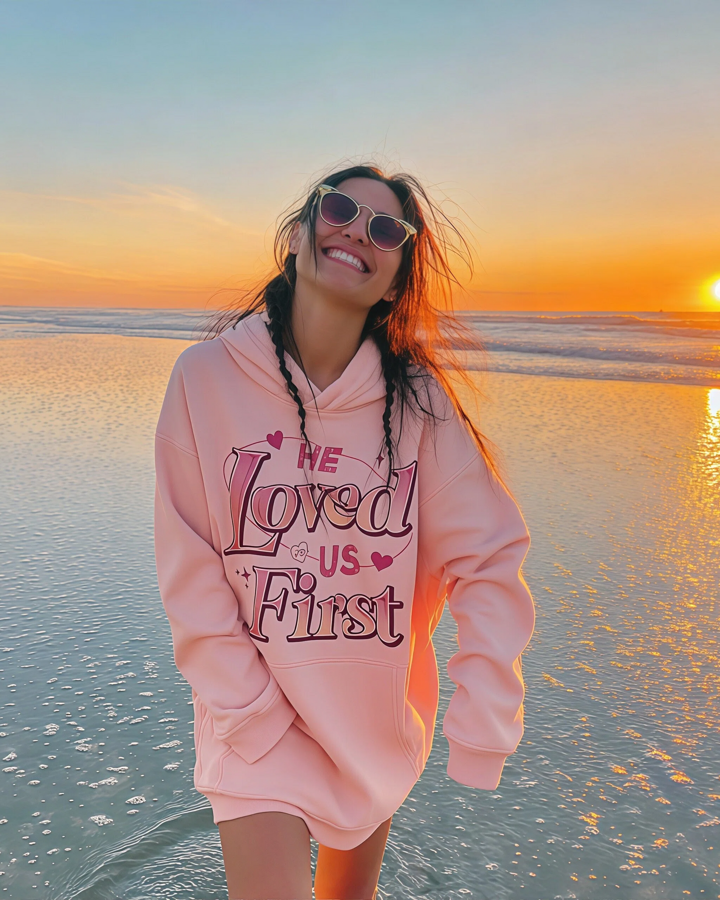 He Loved Us First Hoodie